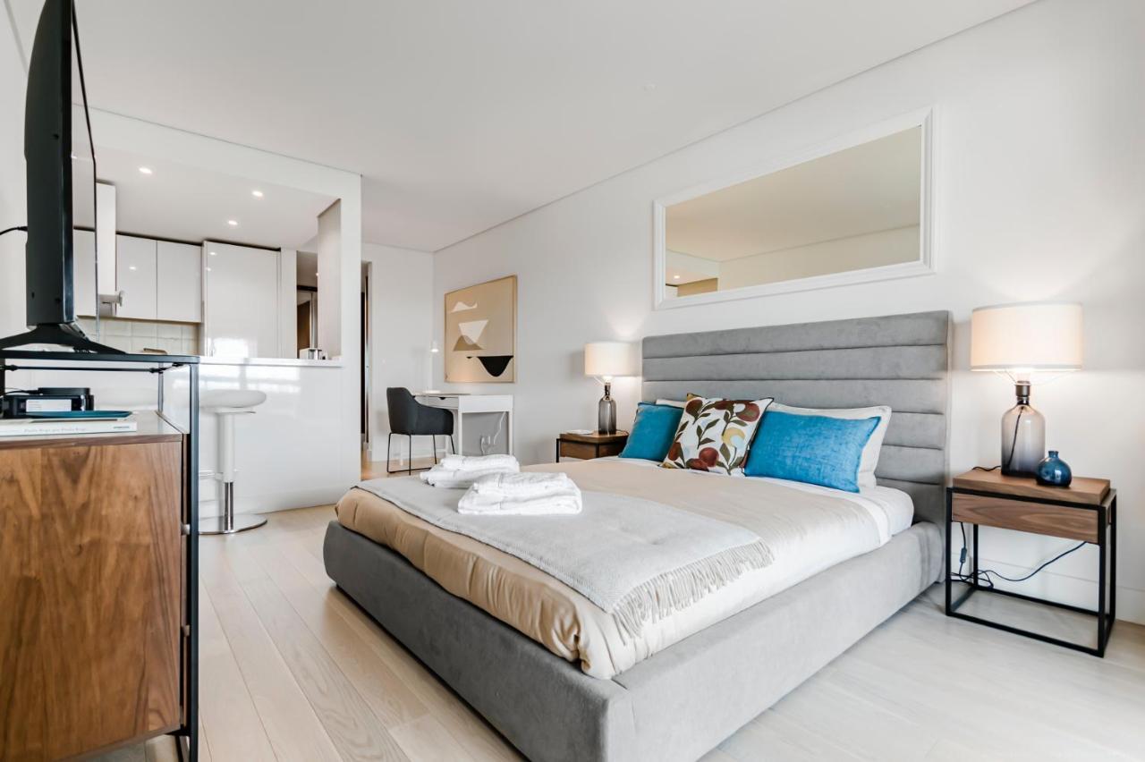 Studio In Cascais -Sea View -Pool Bagian luar foto